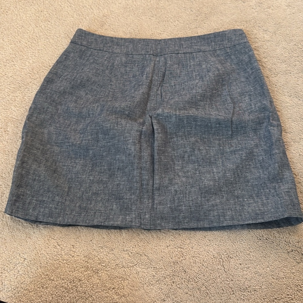 The Limited Blue/Grey Mini Skirt